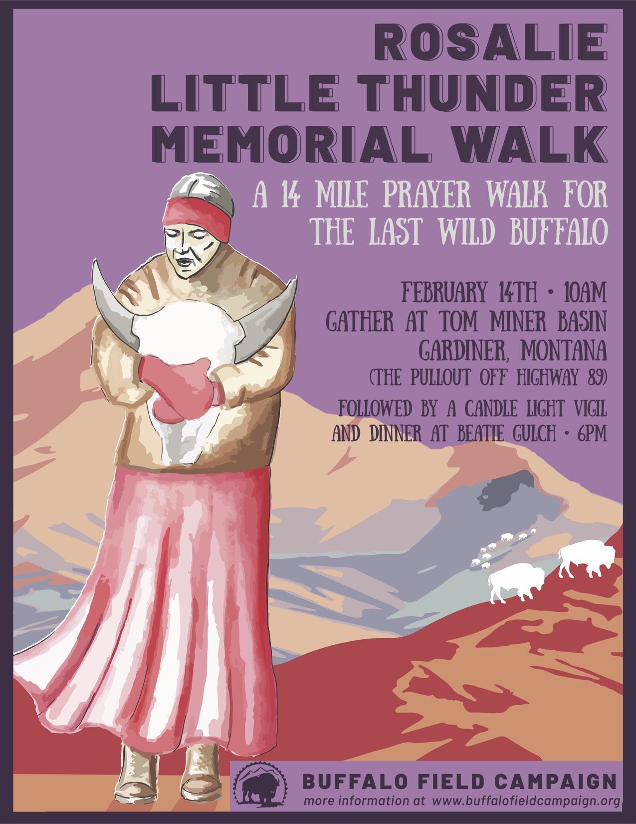 bfc third annual rosalie little thunder memorial walk 2020
