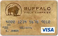 Buffalo Field Campaign Visa Card