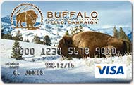 Buffalo Field Campaign Visa Card